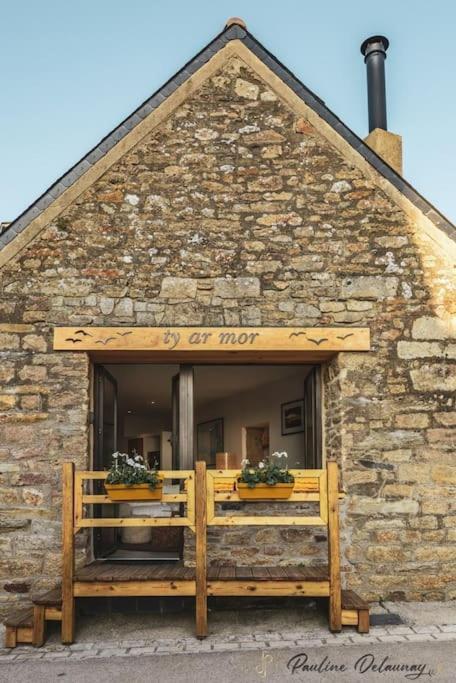 Ty Ar Mor Maison De La Mer, A 40 M De La Plage Saint-Michel-en-Grève Extérieur photo