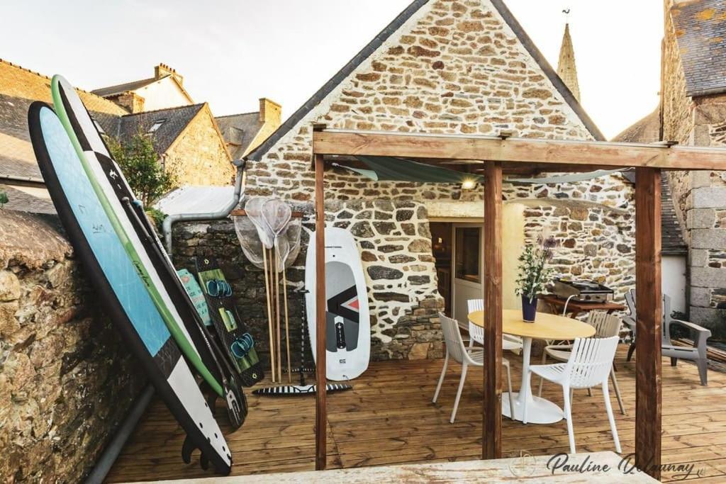 Ty Ar Mor Maison De La Mer, A 40 M De La Plage Saint-Michel-en-Grève Extérieur photo