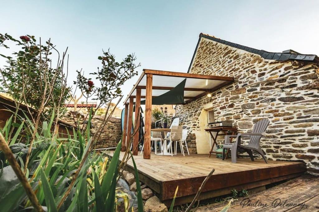Ty Ar Mor Maison De La Mer, A 40 M De La Plage Saint-Michel-en-Grève Extérieur photo