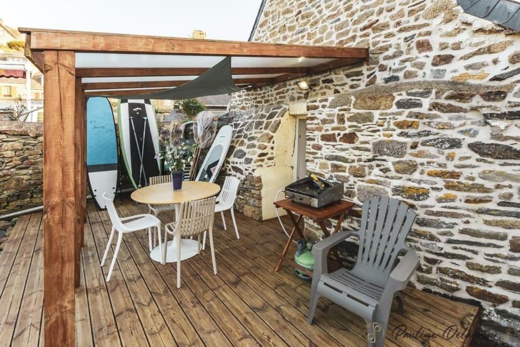 Ty Ar Mor Maison De La Mer, A 40 M De La Plage Saint-Michel-en-Grève Extérieur photo
